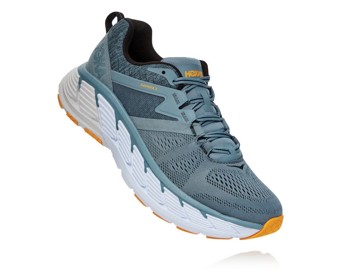 Hoka One One Gaviota 2 Férfi Gyalogló Cipő Sötét Szürke [HJTVE-6827]